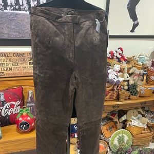 Chocolate Leather Pants